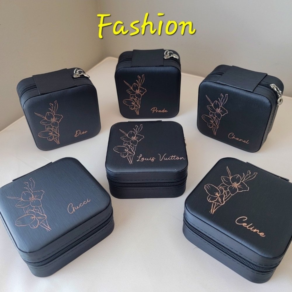 1pc Mini Travel Organizer jewelry box